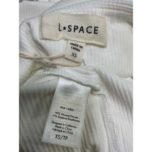 Lspace 'Kierra' White Viscose Dress Size XS NWT - Picture 4 of 4